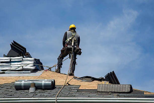 Professional Roof Installation technician working in Girard, PA